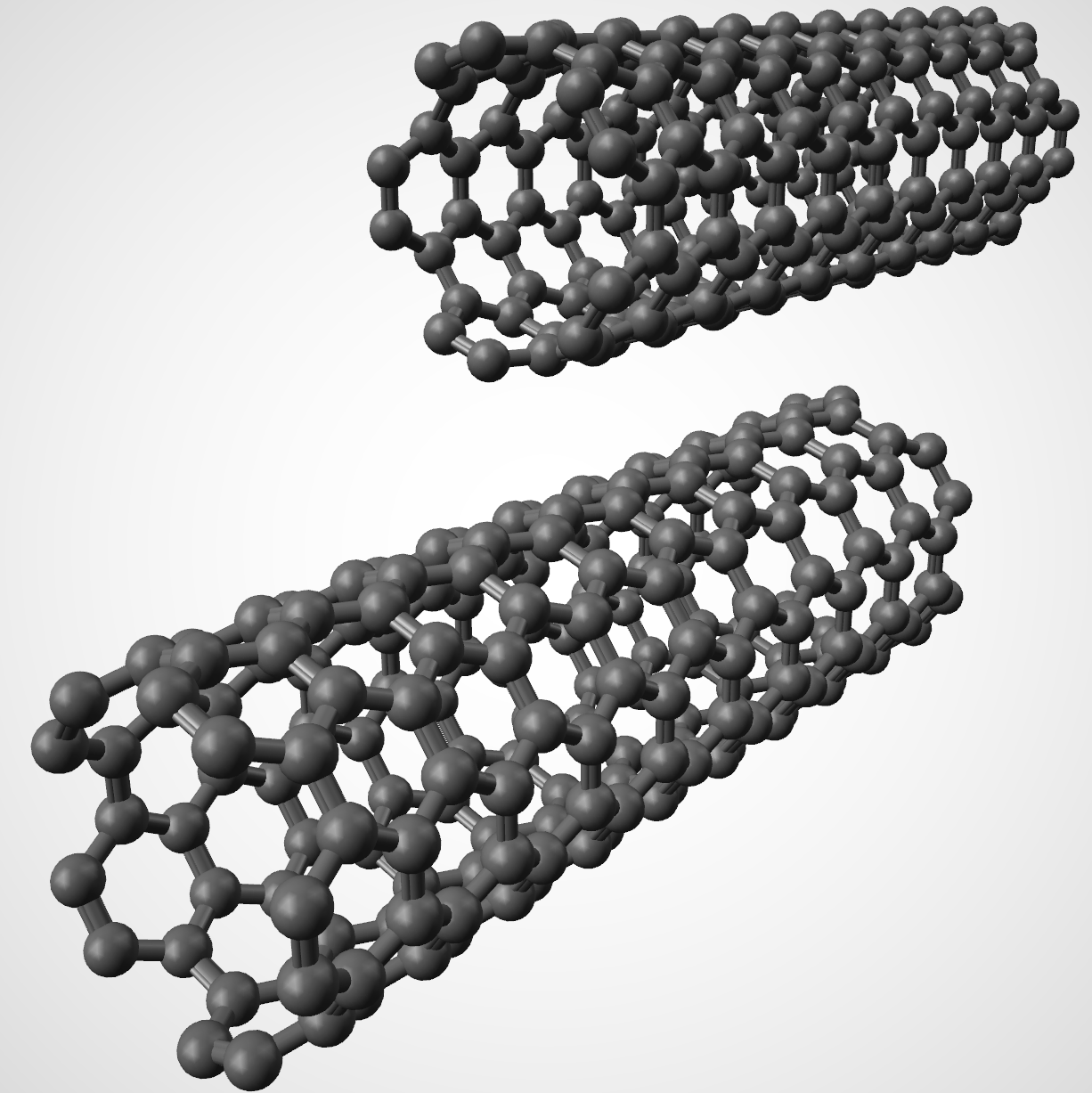A junction comprising two (5,5) metallic single-walled carbon nanotubes
